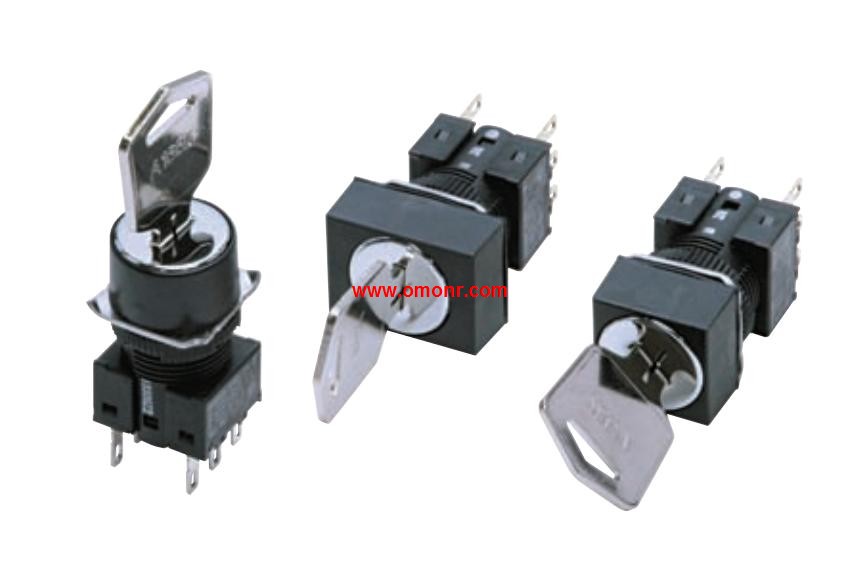 OMRON Key-type Selector Switch A165K-A2MR-2