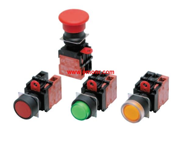 OMRON Pushbutton Switch A22-CY-02M