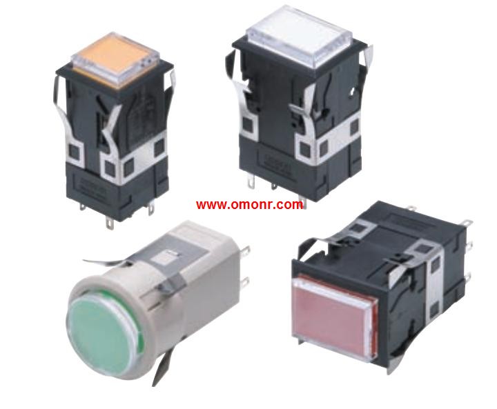 OMRON Lighted Pushbutton Switch A3PA-90A11-05EW