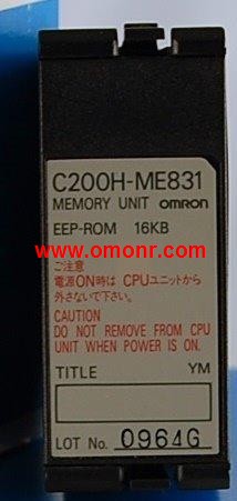 OMRON EEPROM Memory Cassette C200H-ME831