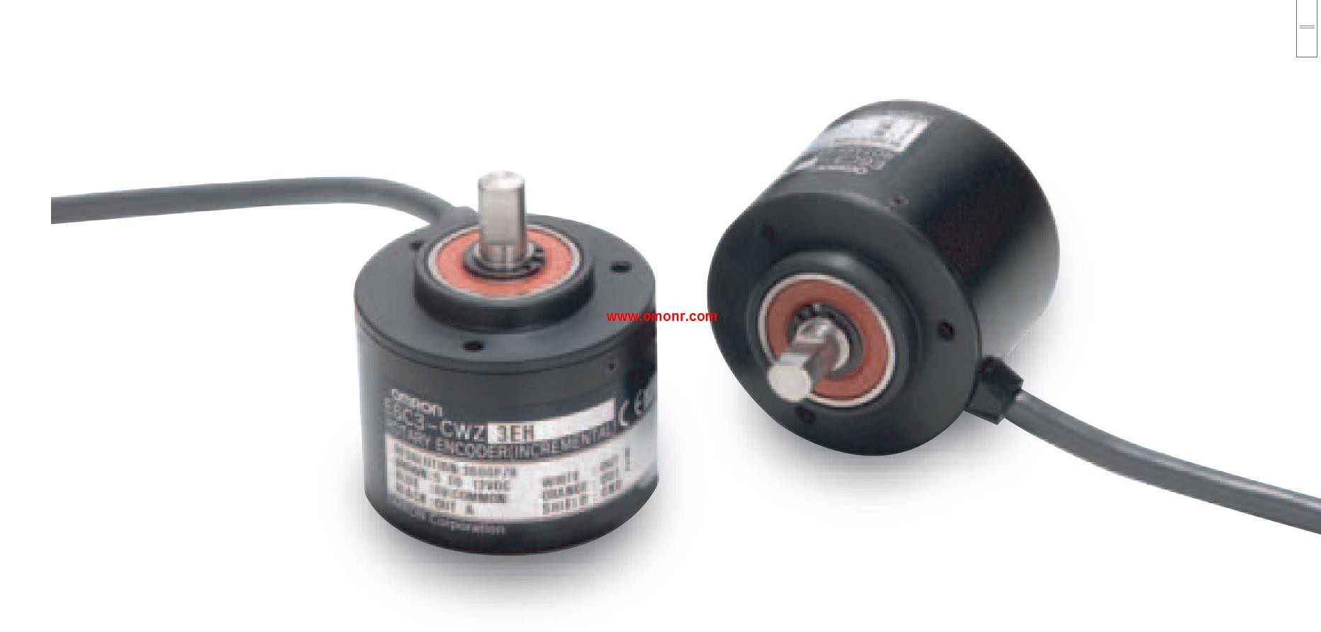 OMRON Rugged Incremental 50-mm-dia. Rotary Encoder E6C3-CWZ3XH