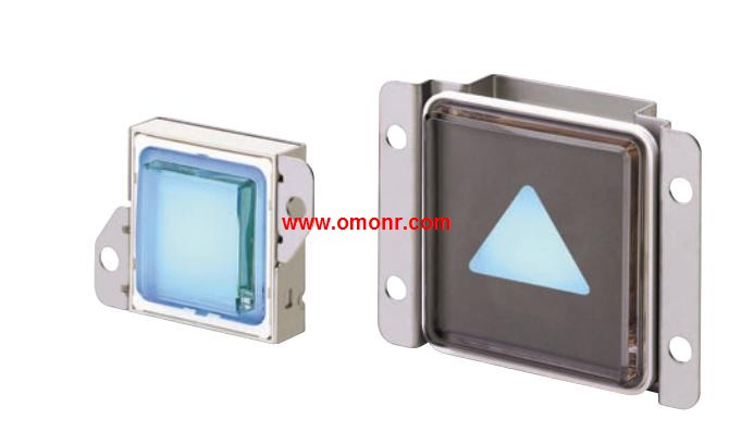 OMRON Button switch with lamp C5SB-1R244