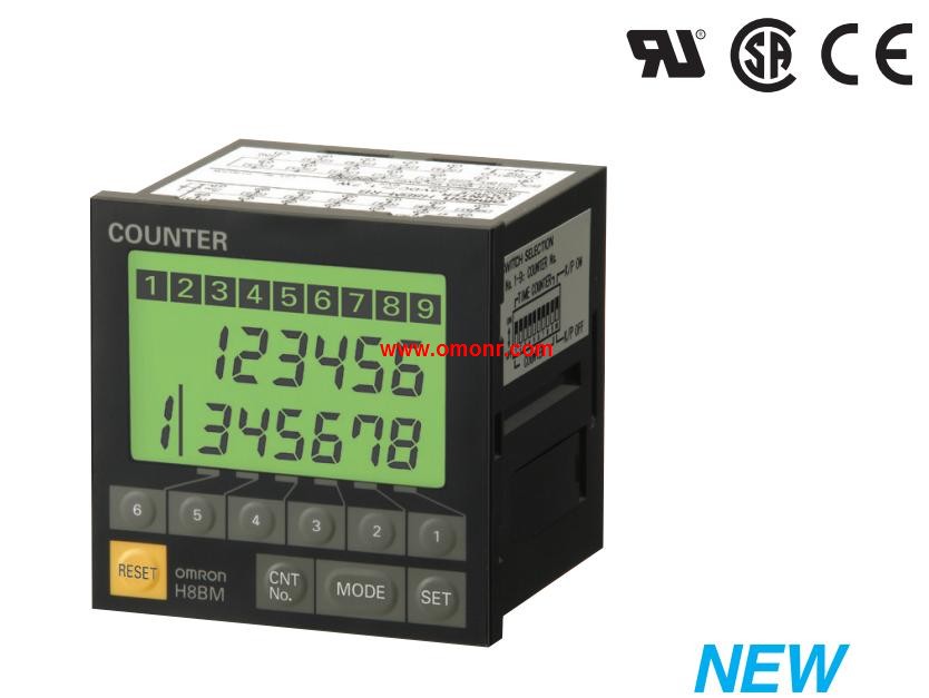 OMRON Multi-maintenance Counter/Timer H8BM-R Series