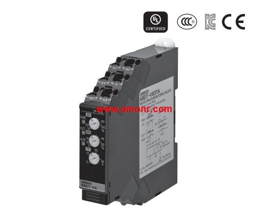 OMRON Single-phase Voltage Relay K8DT-VS Series