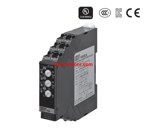 OMRON Single-phase Overvoltage/Undervoltage Relay K8DT-VW Series