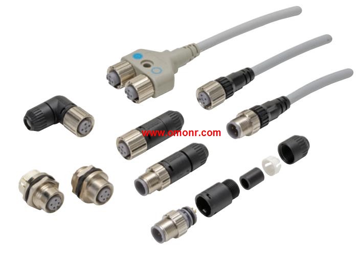 OMRON Round Water-resistant Connectors XS2C-A421