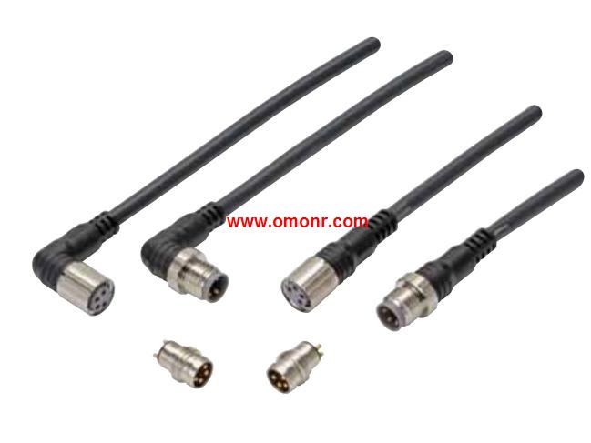 OMRON Round Water-resistant Connectors XS3F-S421-402-R